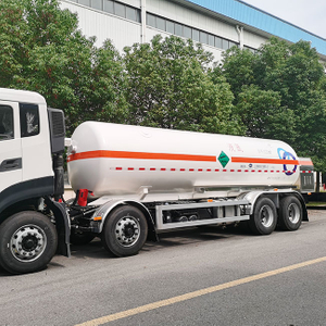 نصف مقطورة الأكسجين السائل المبرد LOX LIN Lorry Road Tankers